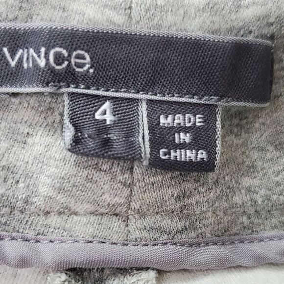 Vince Heathered Light Gray Jogger Dress Pants - Picture 6 of 7